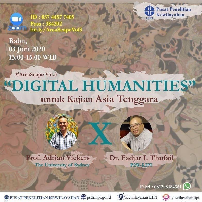 Diskusi Daring Digital Humanities untuk Kajian Asia Tenggara