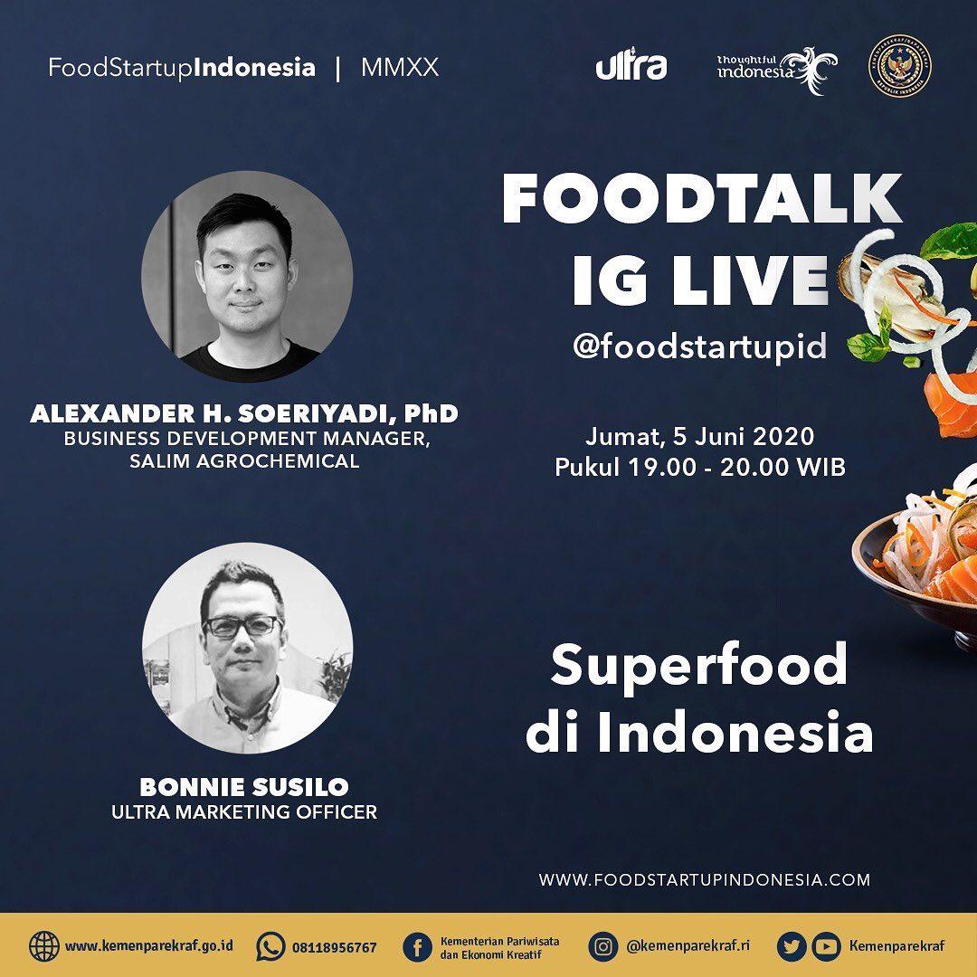 Foodtalk Live IG Superfood di Indonesia