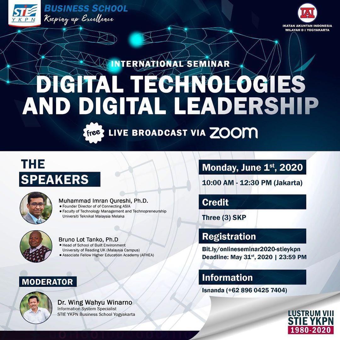 International Seminar Digital Technologies And Digital Leadership
