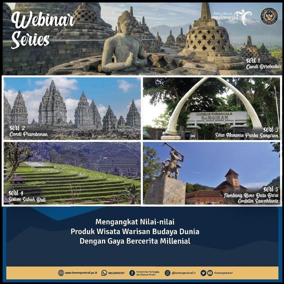 Kemenparkeraf Webinar Series Candi Prambanan