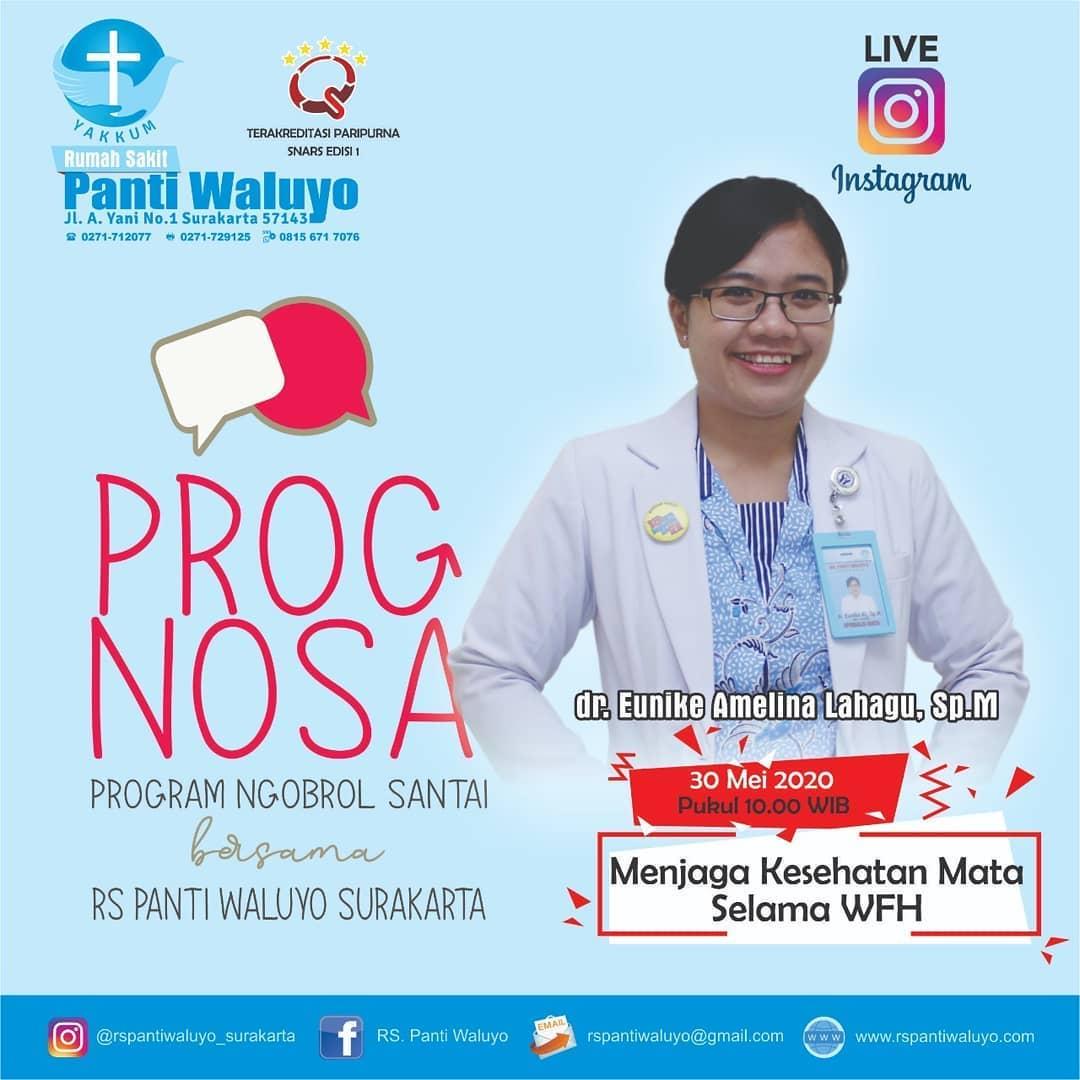 Live IG RS Panti Waluyo - Menjaga Kesehatan Mata Selama WFH