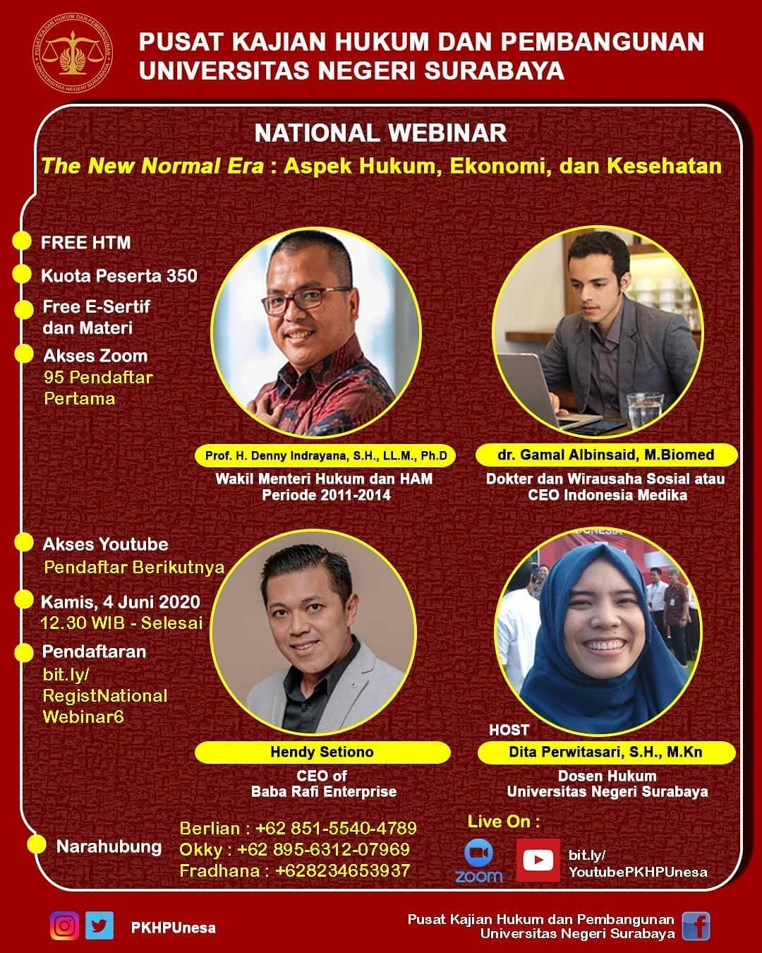 National Webinar The New Normal Era