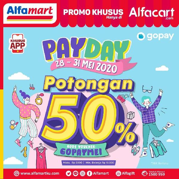 Promo Potongan 50persen Alfamart
