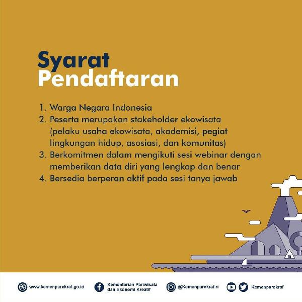 SharingBarengPakar Webinar Ekowisata