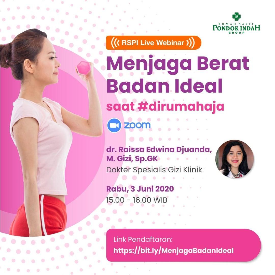 Webinar Badan Tetap Ideal 