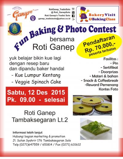 Fun Baking And Photo Contest di Solo