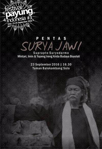 Pentas Surya Jawi - Suprapto Suryodarmo