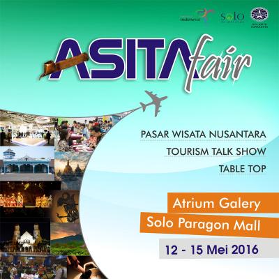 ASITA Fair 2016. 12 - 15 Mei 2016 di Solo Paragon Mall