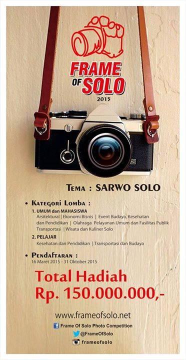  Frame Of Solo Photo Competition