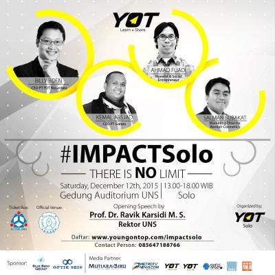  #IMPACTSolo “There Is NO Limit”