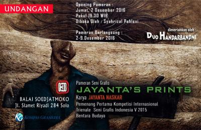 Pameran Seni Grafis JAYANTA'S PRINTS