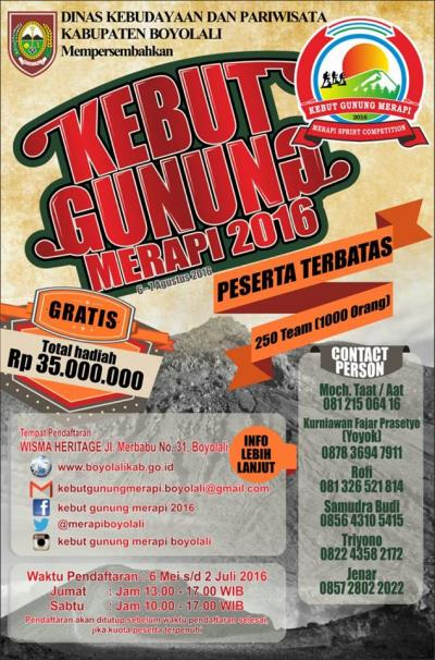 Lomba Kebut Gunung Merapi - Boyolali 2016