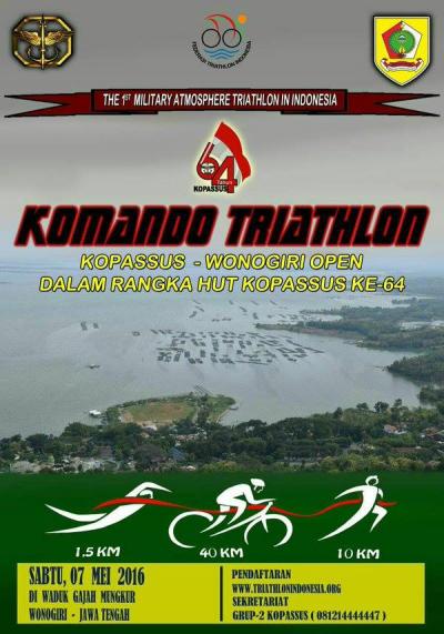 Komando Triathlon 2016 Kopassus - Wonogiri Open