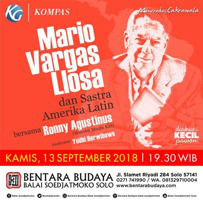 Mario Vargas Llosa, dan Sastra Amerika Latin bersama Rony Agustinus