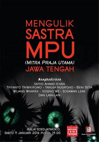Mengulik Sastra MPU (Mitra Praja Utama) Jawa Tengah
