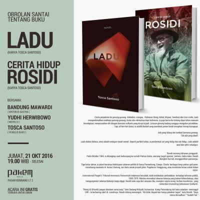  Obrolan Santai Buku "LADU" dan "Cerita Hidup ROSIDI" karya Tosca Santoso