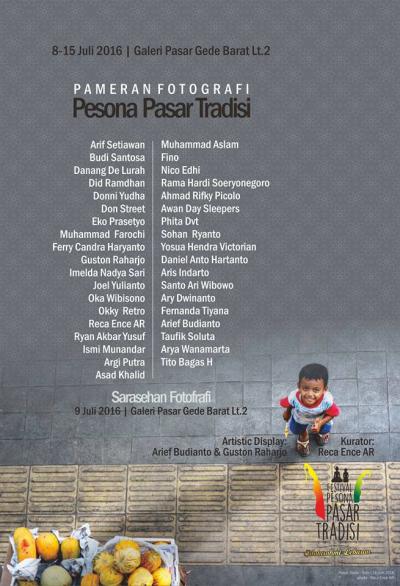 Pameran Fotografi Pesona Pasar Tradisi