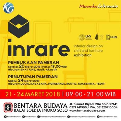 Pameran INRARE (Interior Design On Craft and Furniture Exhibition) 