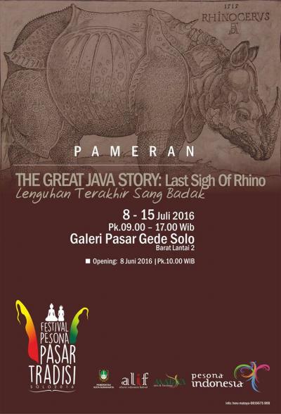 Pameran Instalasi The Great Java Story "Last Sight of Rhino" Lenguhan Terakhir Sang Badak