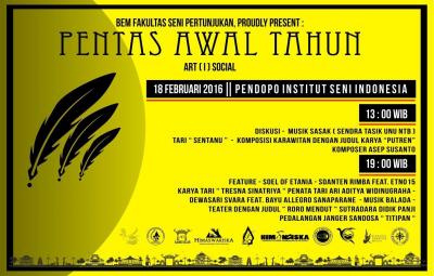 BEM Fakultas Seni Pertunjukkan ISI -  PENTAS AWAL TAHUN