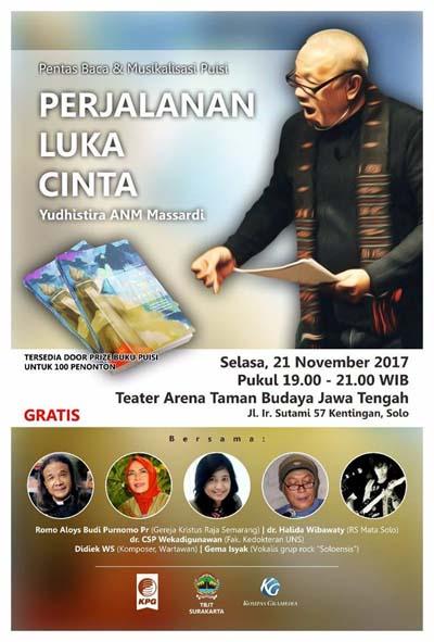 Pentas Baca & Musikalisasi Puisi "Perjalanan Luka Cinta"