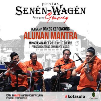 Pentas Senen Wagen Panggung Gesang bersama Orkes Keroncong Alunan Mantra