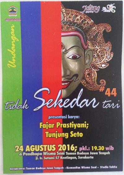 Pergelaran Tari Modern "Tidak Sekedar Tari #44"