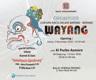 Exhibition Lukisan Kaca Dalam Bayang-Bayang Wayang