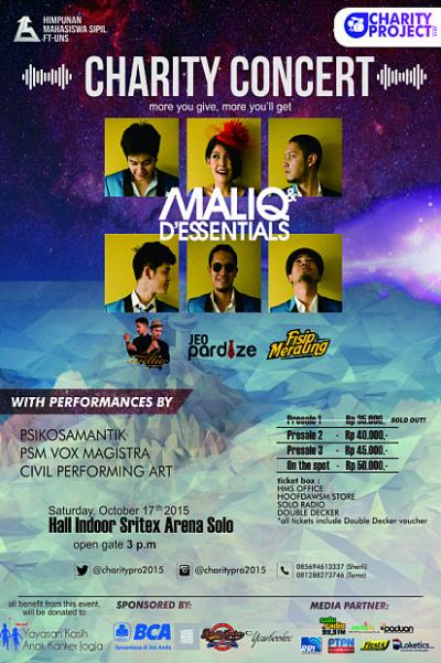 Charity Concert with Maliq & D'essential