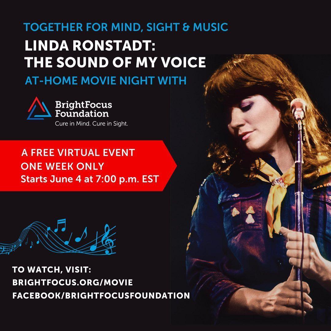 Free Virtual Event Linda Ronstadt The Sound of My Voice