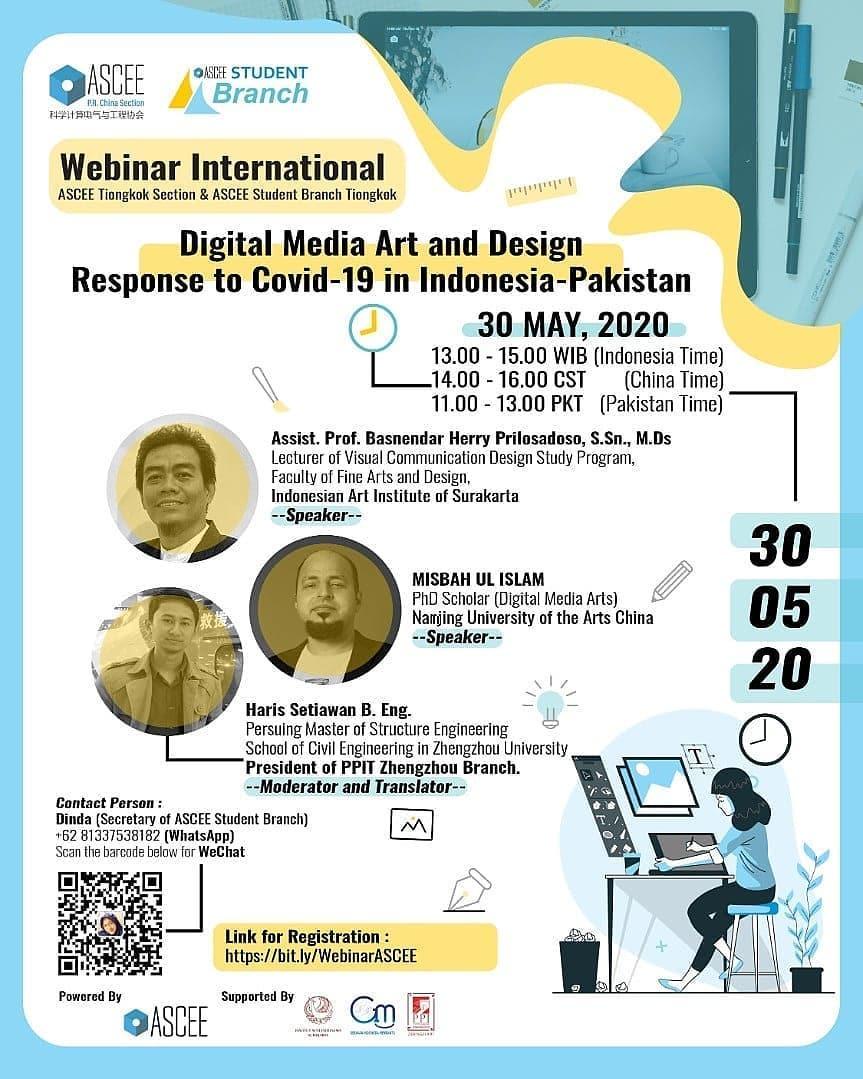 International Webinar - Digital Media Art and Design Response to Covid-19 in Indonesia-Pakistan