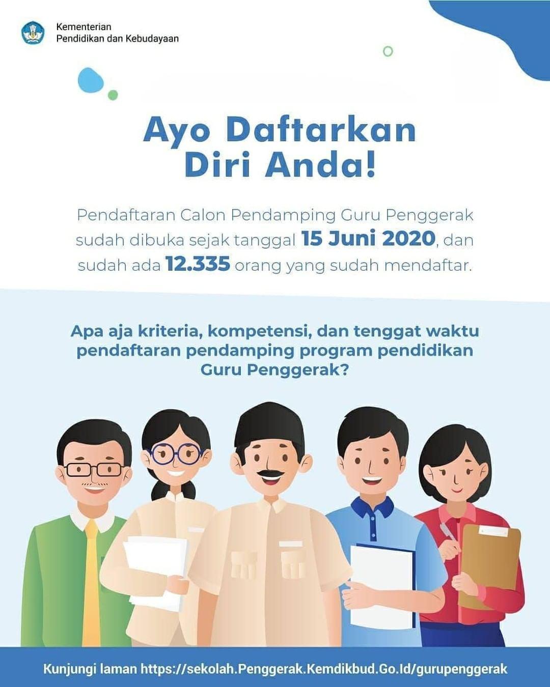 Pendaftaran Calon Pendamping Guru Penggerak