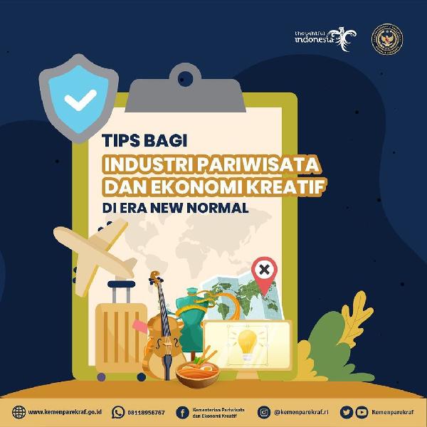 Tips Pariwisata dan Ekonomi Kreatif di Era New Normal