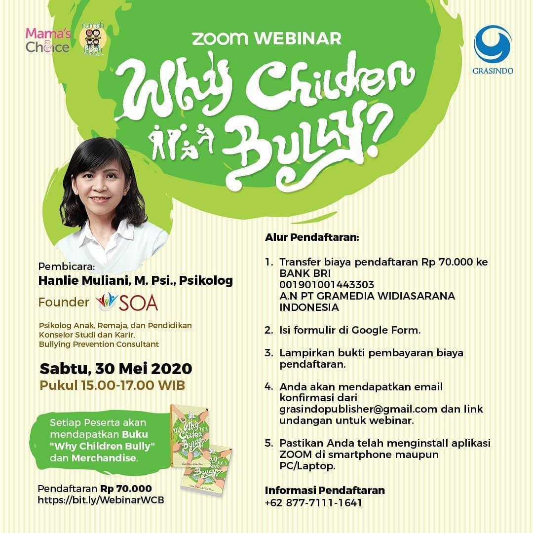 Zoom Webinar Why Children Bully