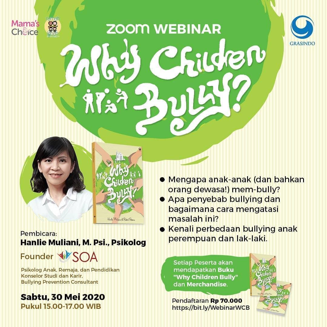 Zoom Webinar Why Children Bully